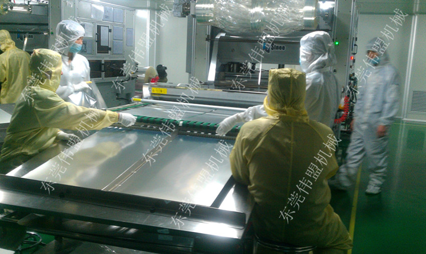 供應擴散膜/增光膜/凌鏡片精密除靜電除塵機