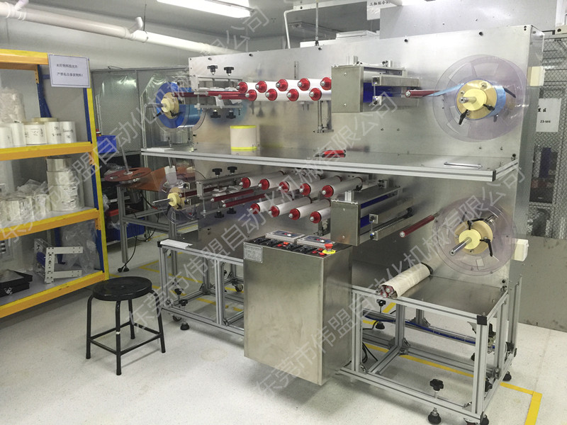 卷材清潔機，卷材除塵機，卷對卷除塵機，光學卷料清潔機